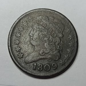 1809 Classic Head Half Cent