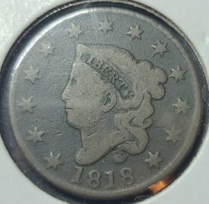 1818 Coronet Matron Head