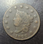 1822 Coronet Matron Head