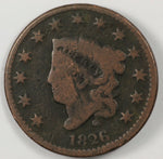 Large cent 1826 with white background 