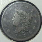 1832 Large Letters Coronet Matron Head