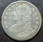 1834 Large Date Large Letters Capped Bust Half Dollar
