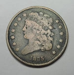 1835 Classic Head Half Cent