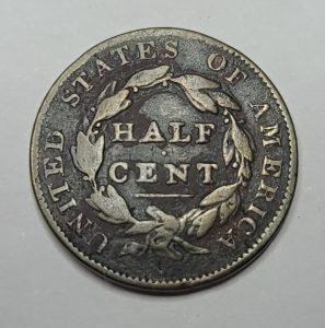 1835 Classic Head Half Cent