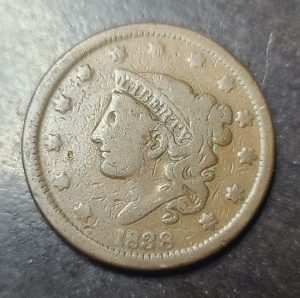 1838 Coronet Matron Head