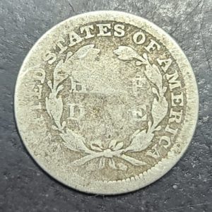 1854 Seated Liberty Half Dime With Arrows