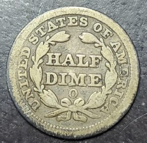 1856-O Seated Liberty Half Dime
