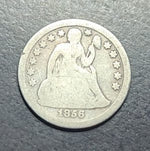 1856 Small Date Liberty Seated Dime