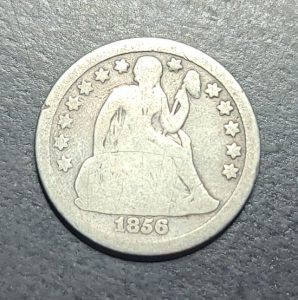 1856 Small Date Liberty Seated Dime