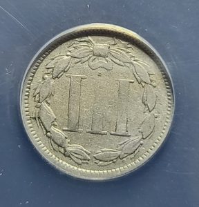 1866 3 Cent Nickel