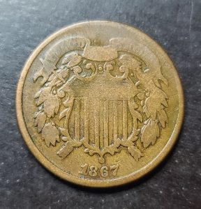 1867 2 Cent Piece