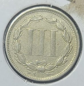 1867 3 Cent Nickel