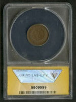 1869 Indian Cent ANACS