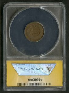 1869 Indian Cent ANACS