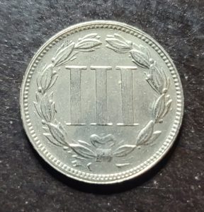1871 3 Cent Nickel