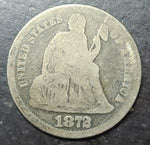 1872 Liberty Seated Dime