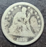 1876 Seated Liberty Quarter
