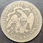 1877 Seated Liberty Quarter