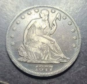 1877 Liberty Seated Half Dollar
