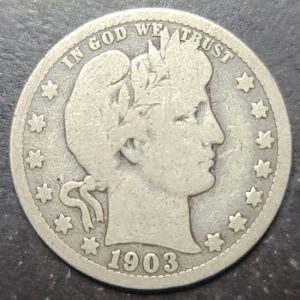 Silver 1903o quarter