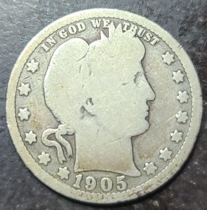 1905 Barber Quarter