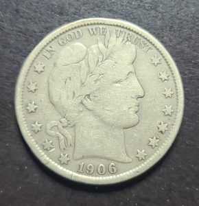 1906 Barber Half Dollar