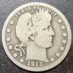 1913 Barber Quarter
