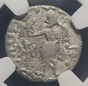 INDO-SCYTHIANS AR DRACHM After 58BC